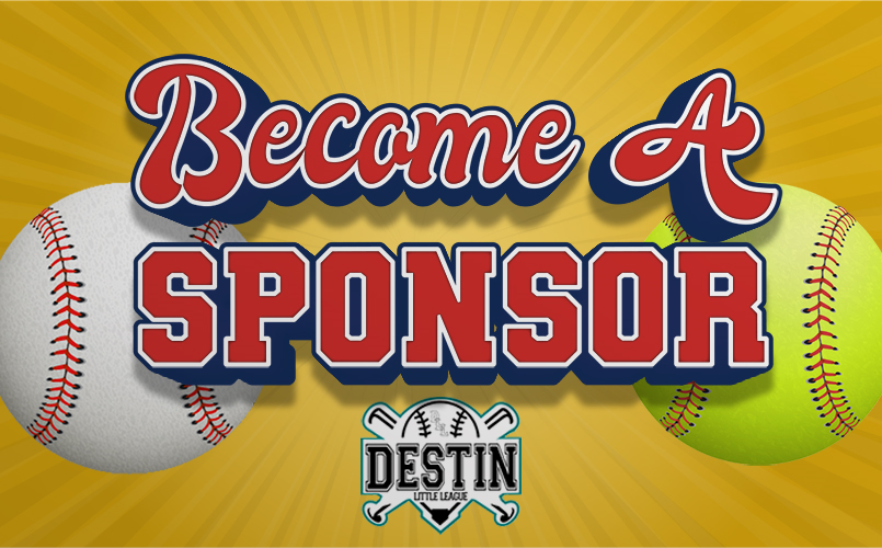 Become A Destin Little League Sponsor!